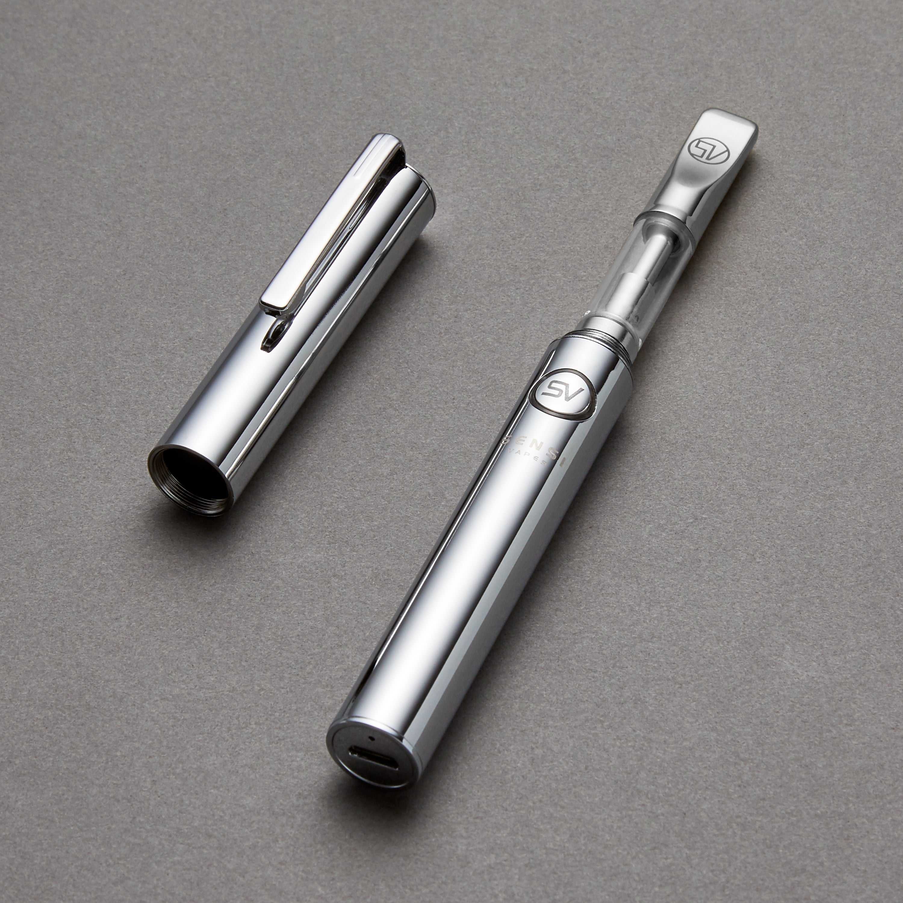 silver vapes Silver Luxury Vape Pen 2.0 – SENSI LUXURY